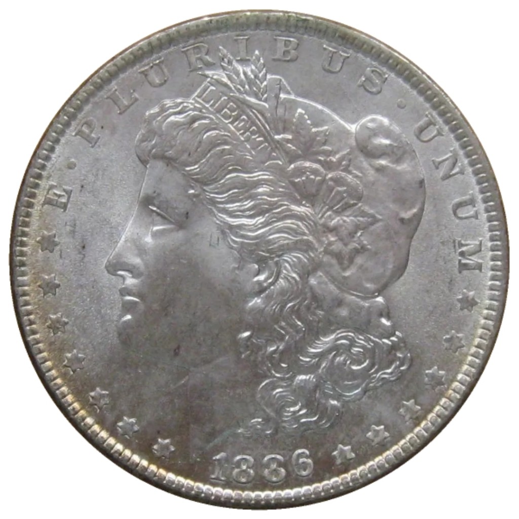 1886-$1-Morgan-Dollar-#7